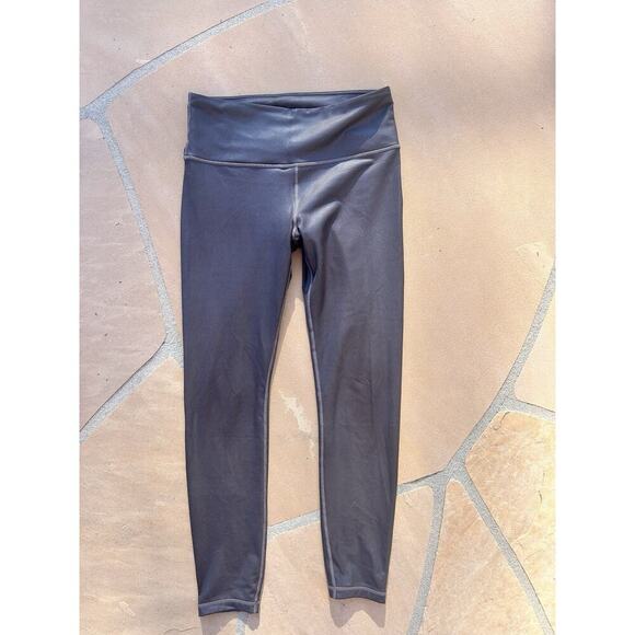 Athleta Women's Ultra High Rise Elation Tight Legging Gray Shimmer Size Small - Picture 1 of 4